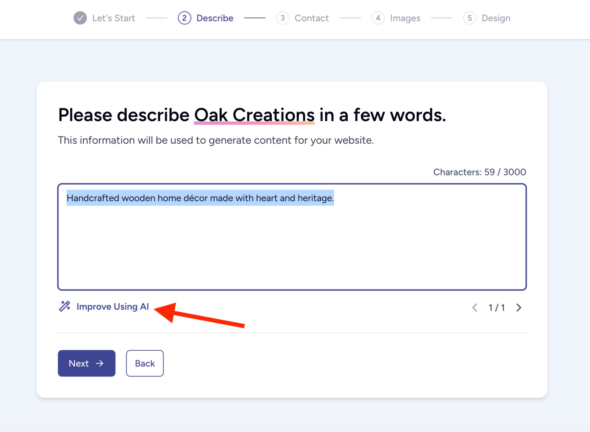 Describe your business in a few words.