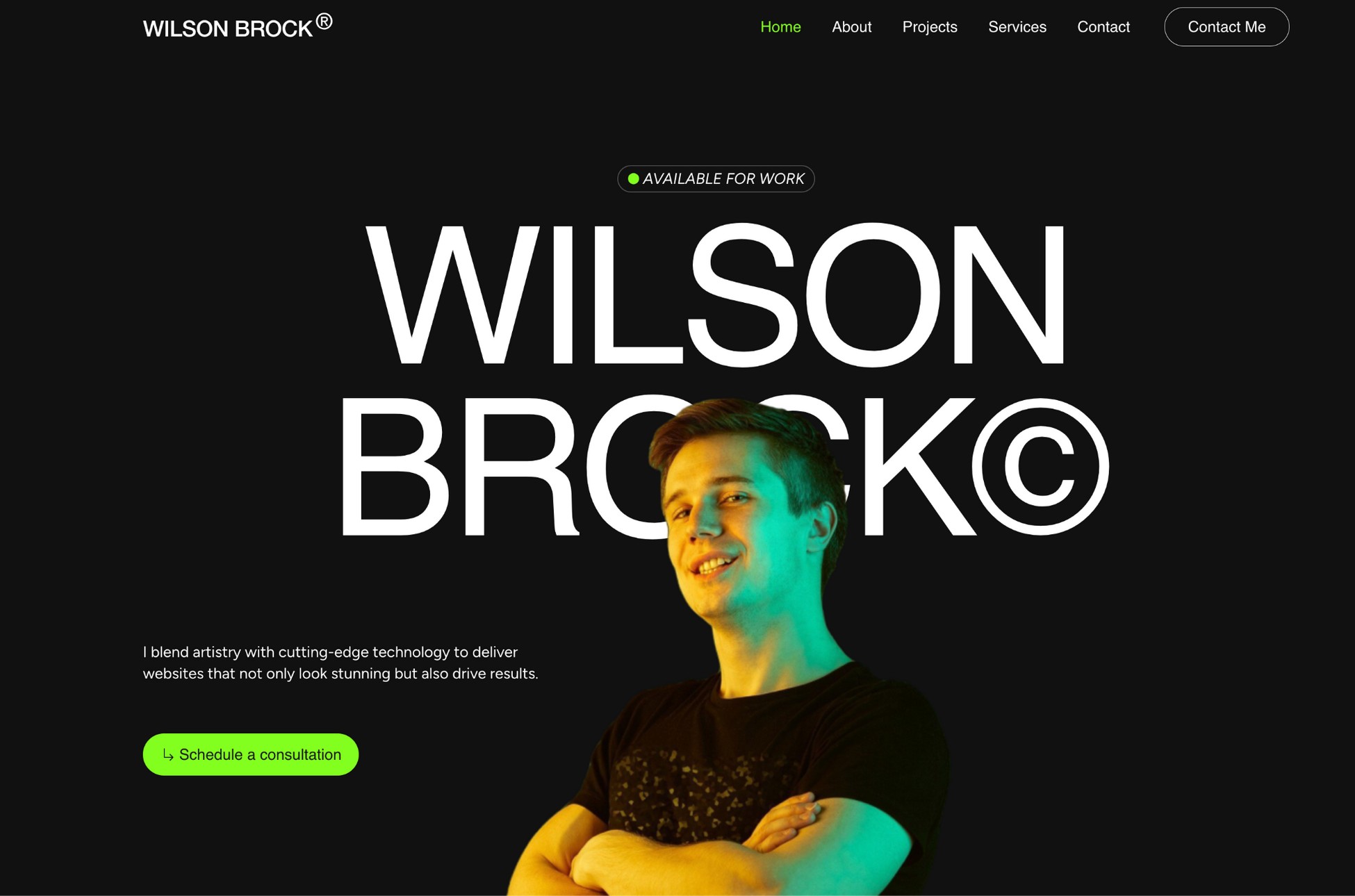 personal portfolio website