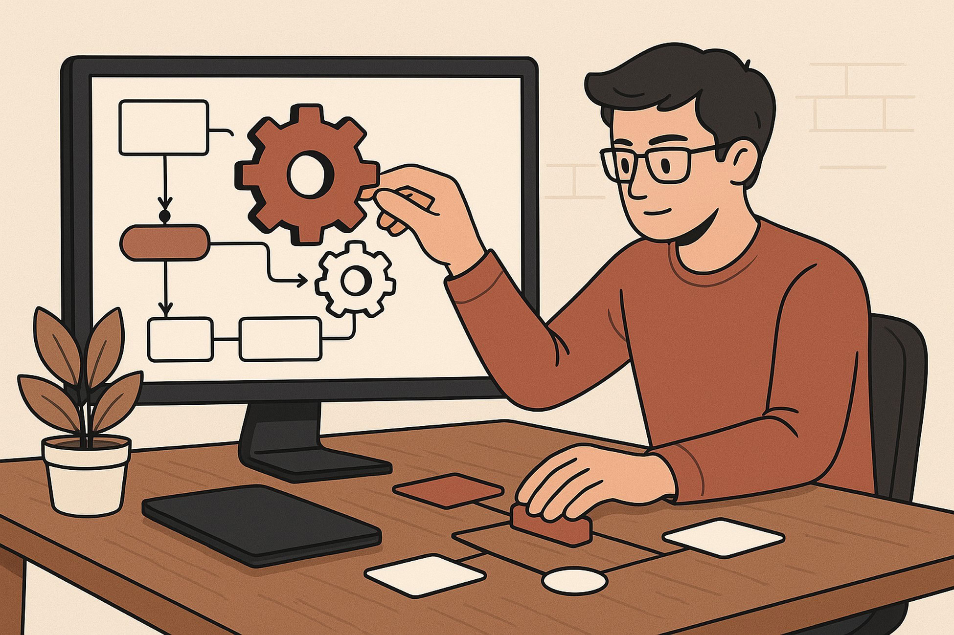 set up business workflow