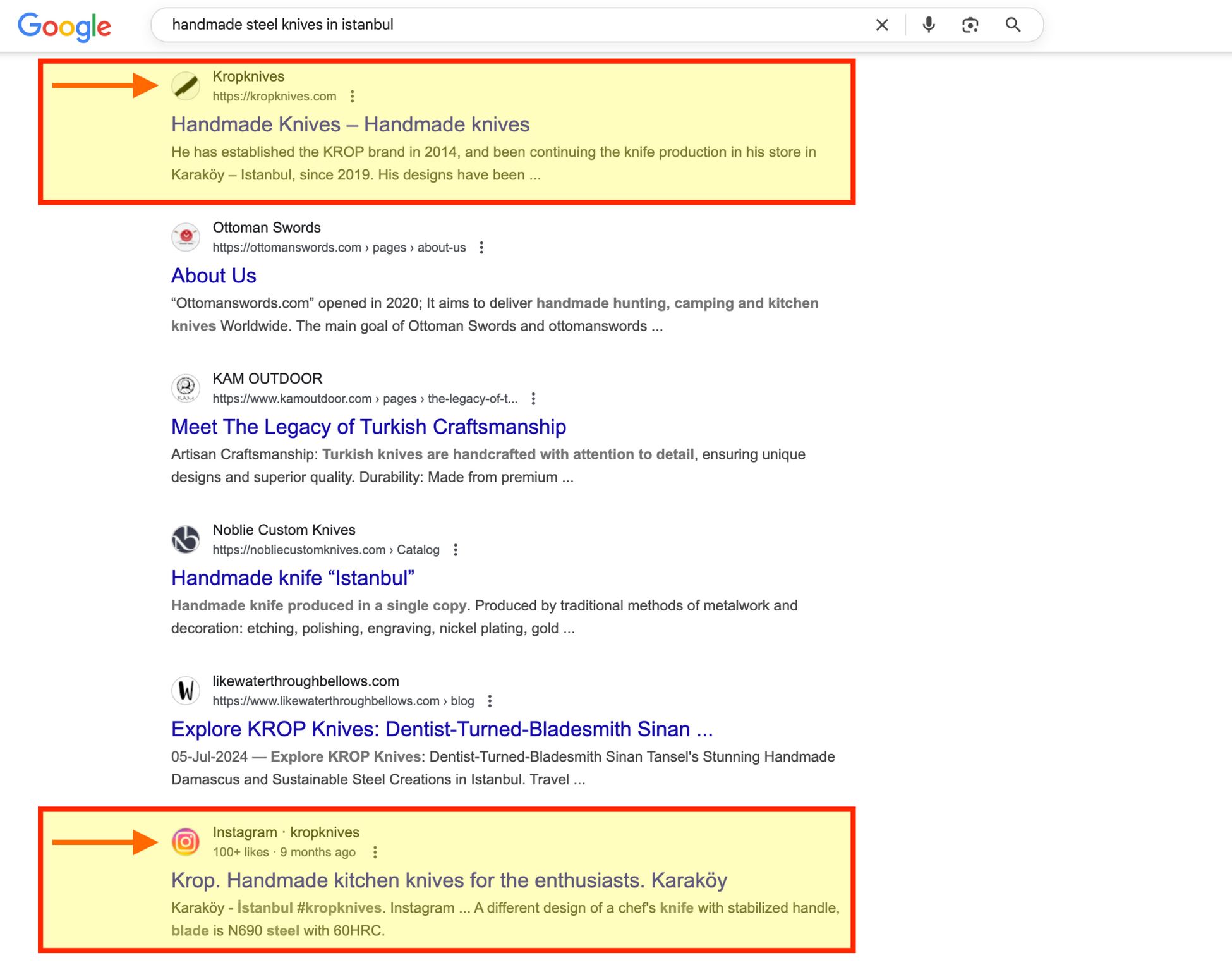 local seo shows you on top