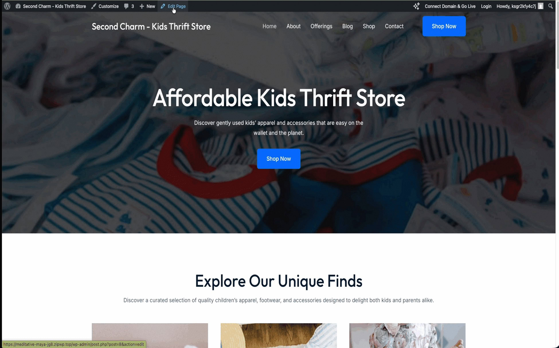customize homepage with spectra